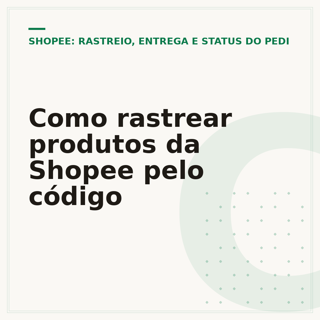 Como rastrear produtos da Shopee pelo código