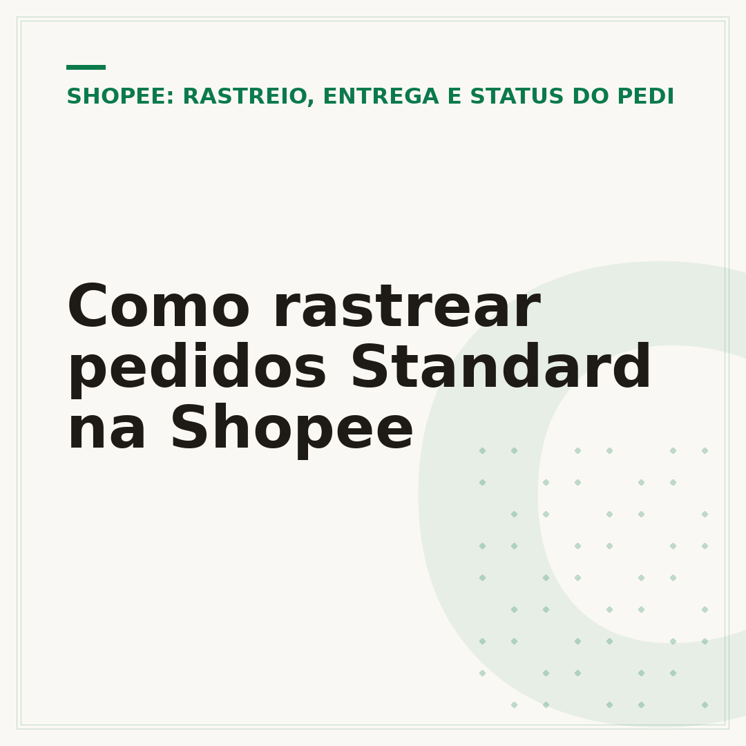 Como rastrear pedidos Standard na Shopee