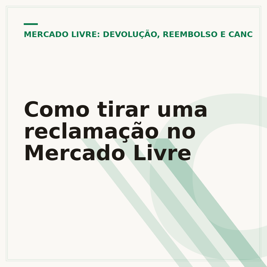 Como tirar uma reclamação no Mercado Livre