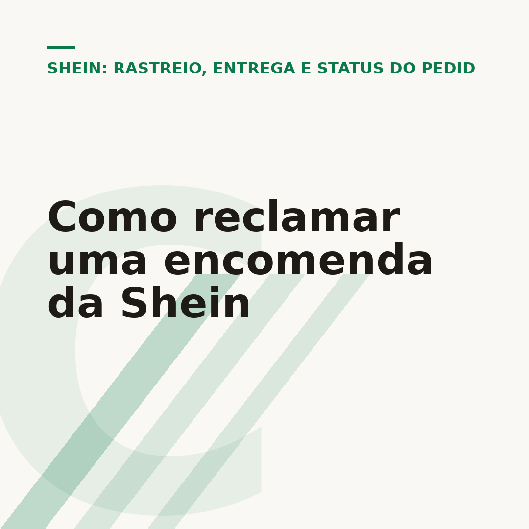 Como reclamar uma encomenda da Shein