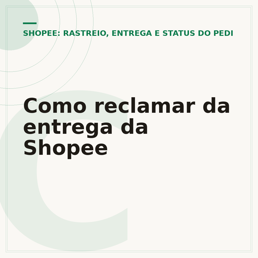 Como reclamar da entrega da Shopee