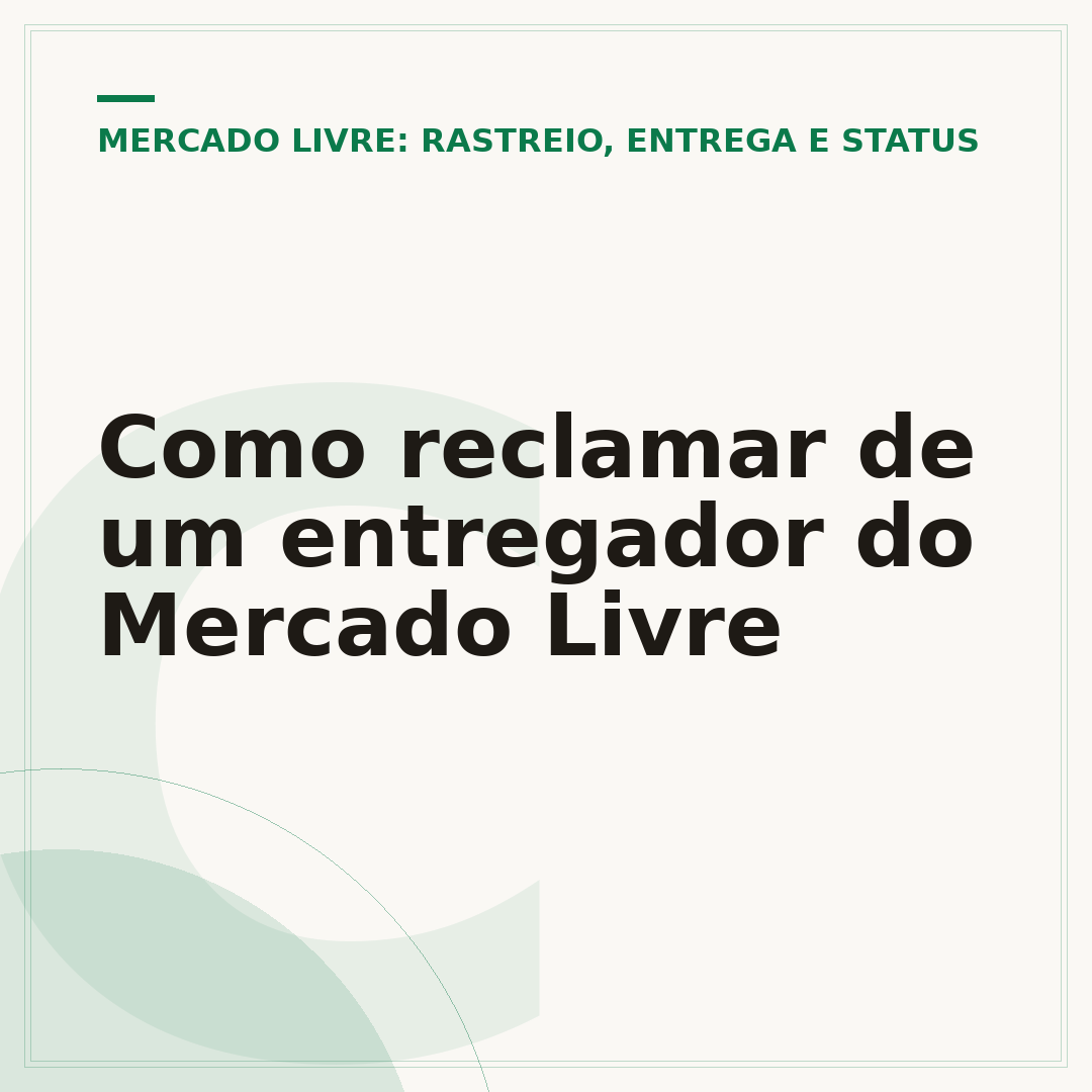 Como reclamar de um entregador do Mercado Livre