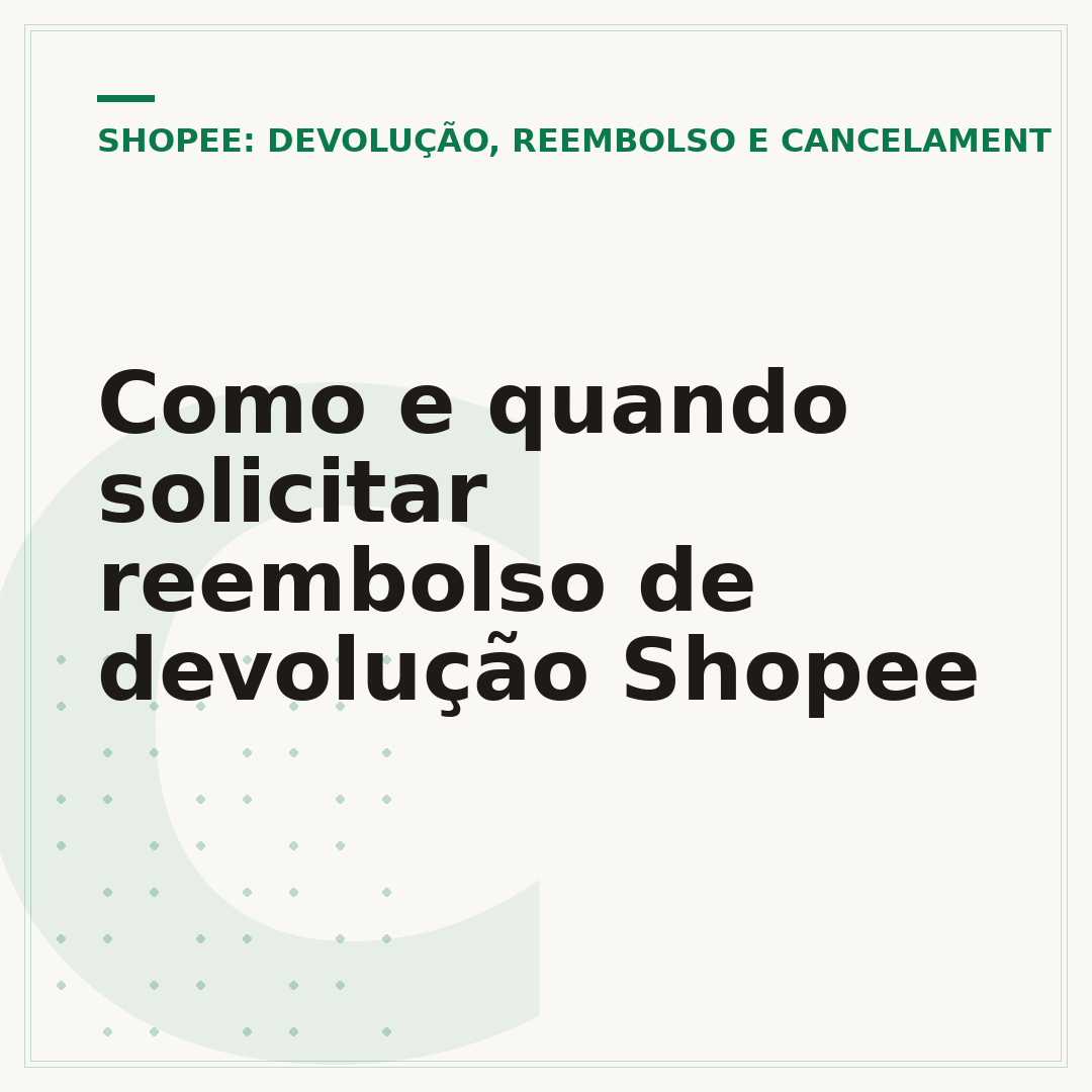Como e quando solicitar reembolso de devolução Shopee