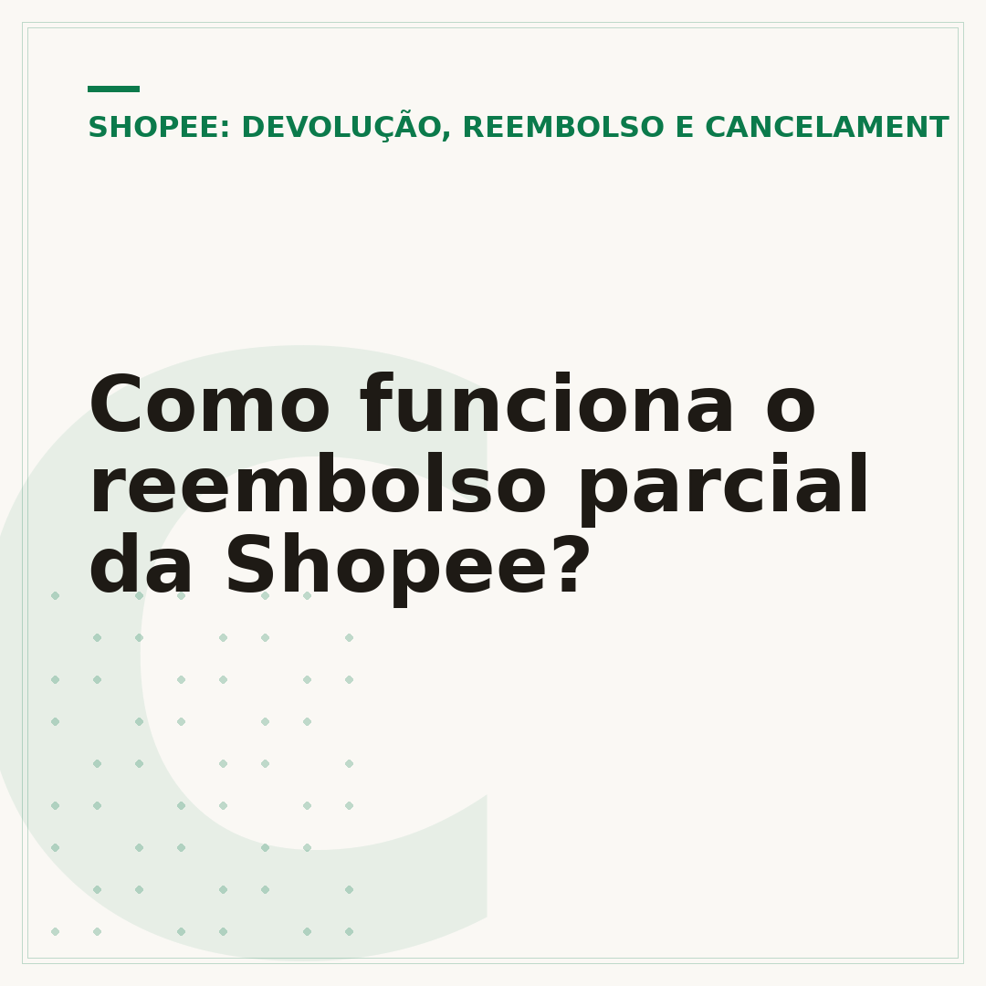 Como funciona o reembolso parcial da Shopee?