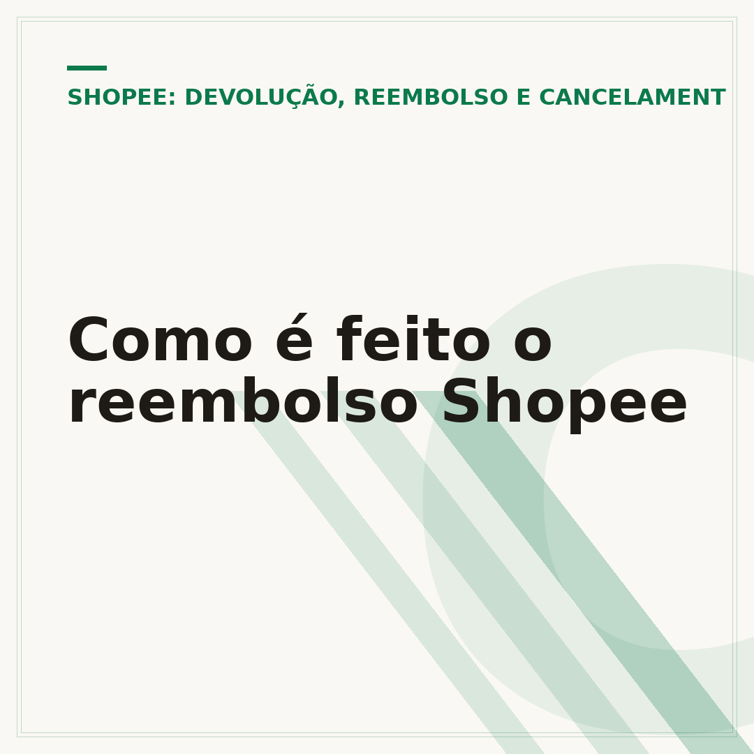 Como é feito o reembolso Shopee