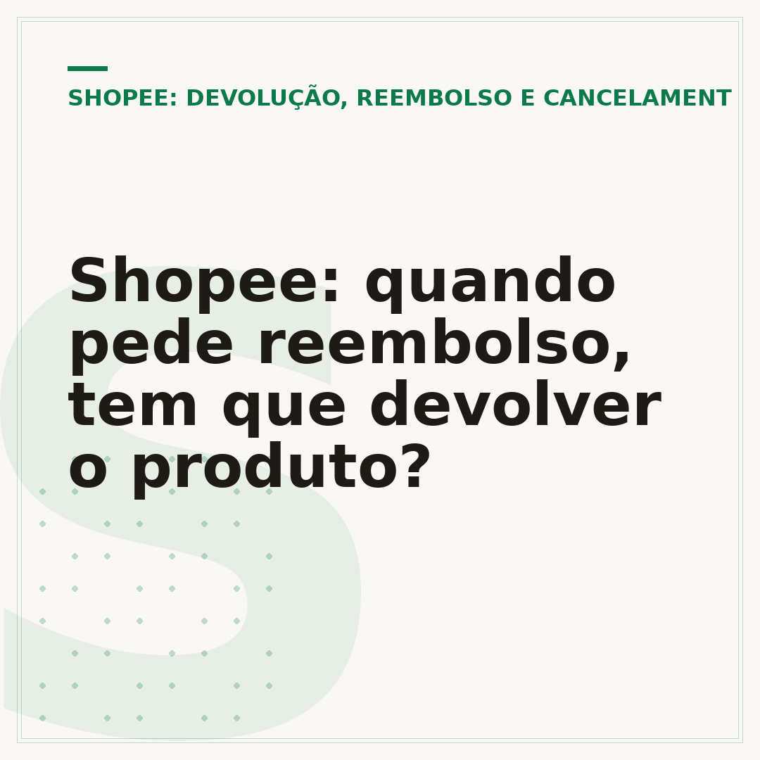 Shopee: quando pede reembolso, tem que devolver o produto?