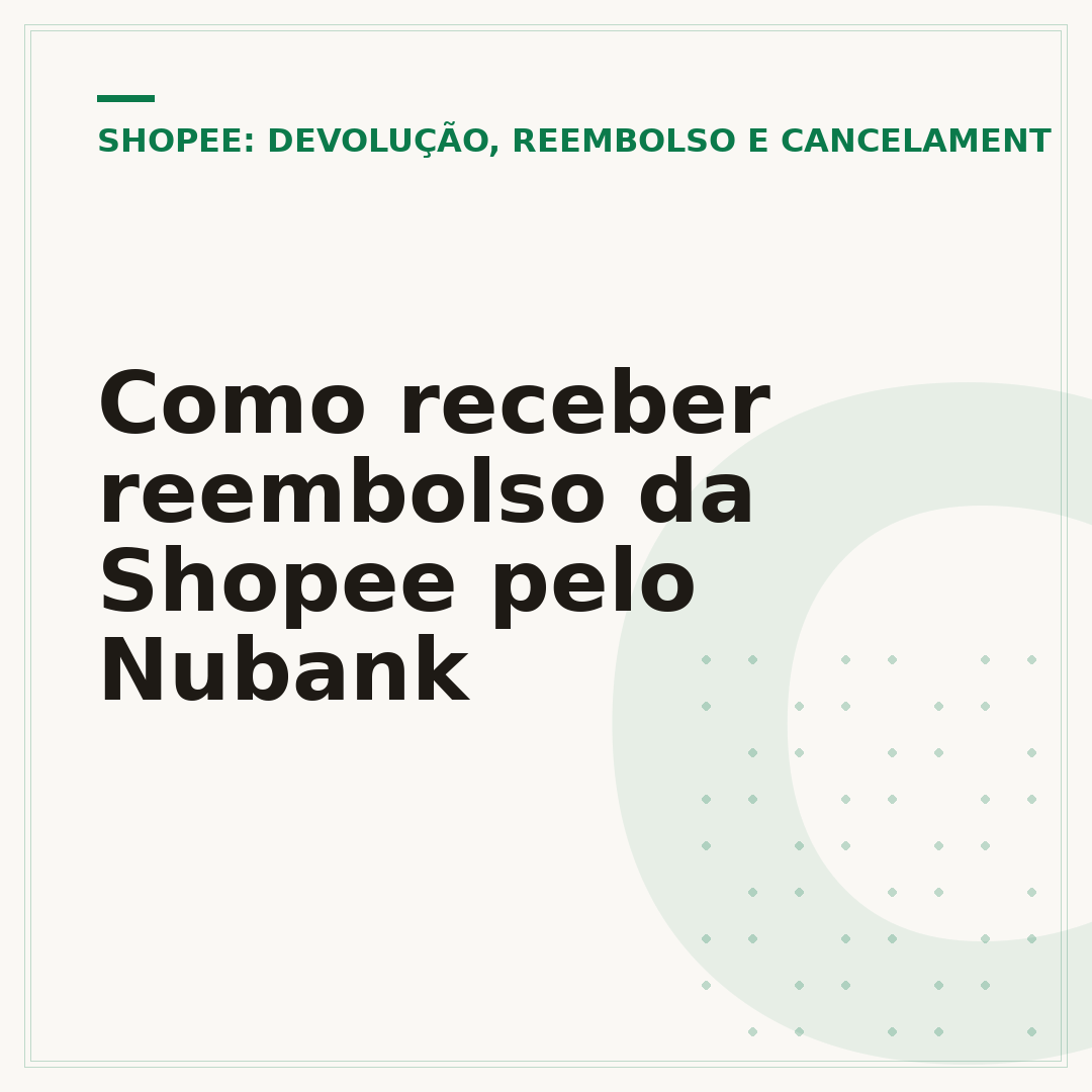 Como receber reembolso da Shopee pelo Nubank