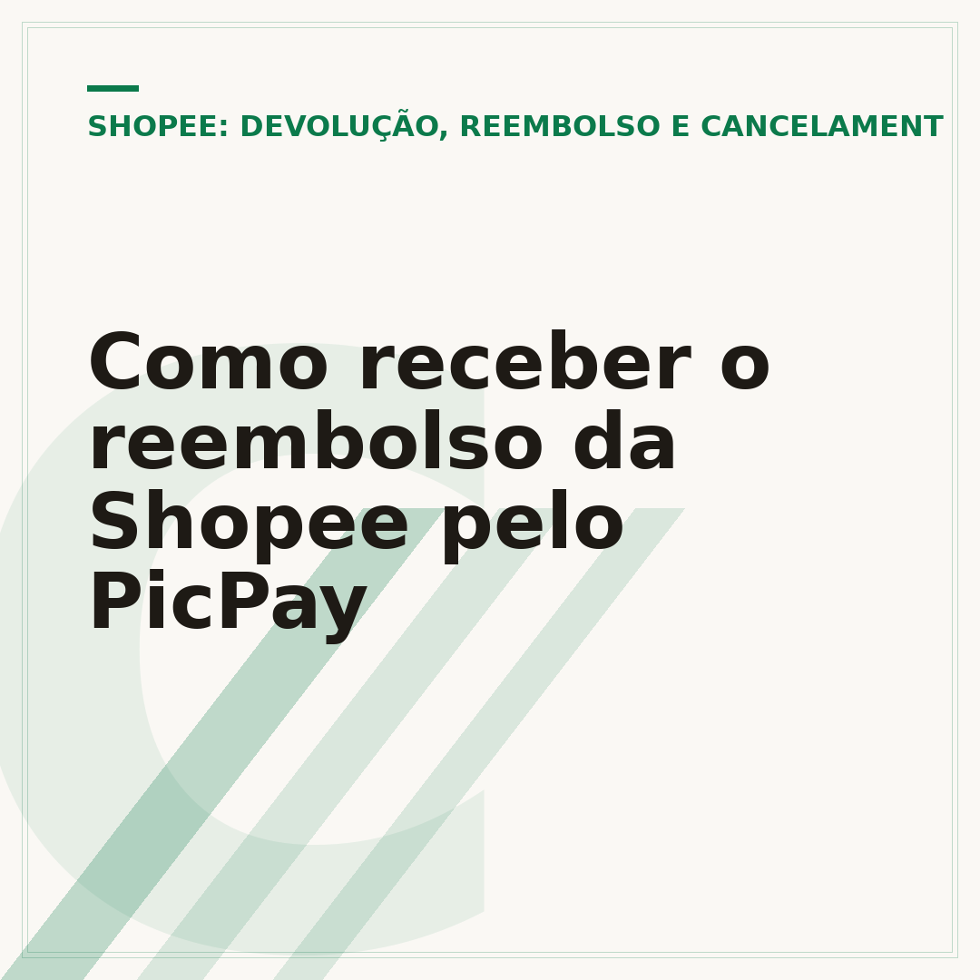 Como receber o reembolso da Shopee pelo PicPay