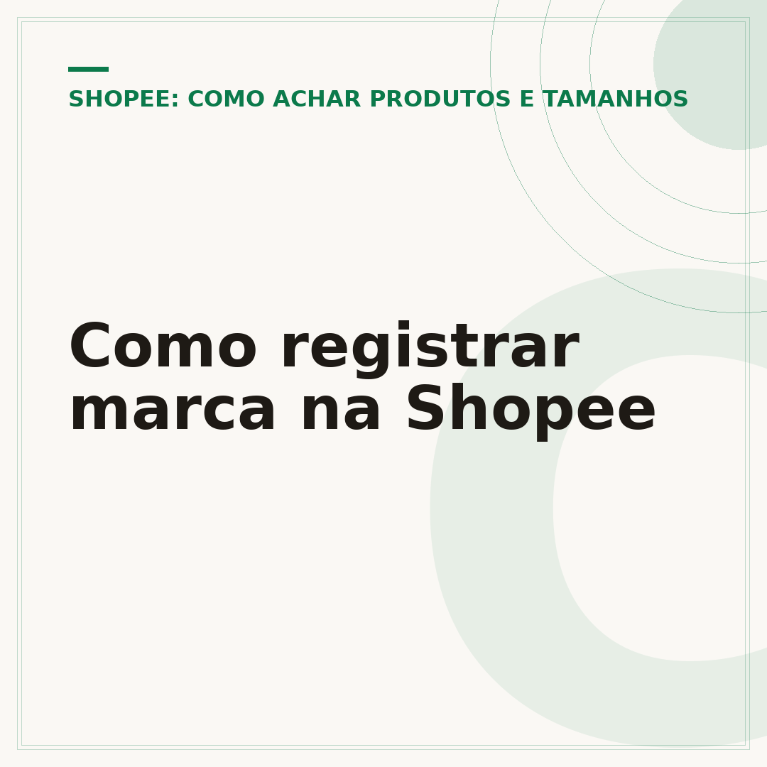 Como registrar marca na Shopee