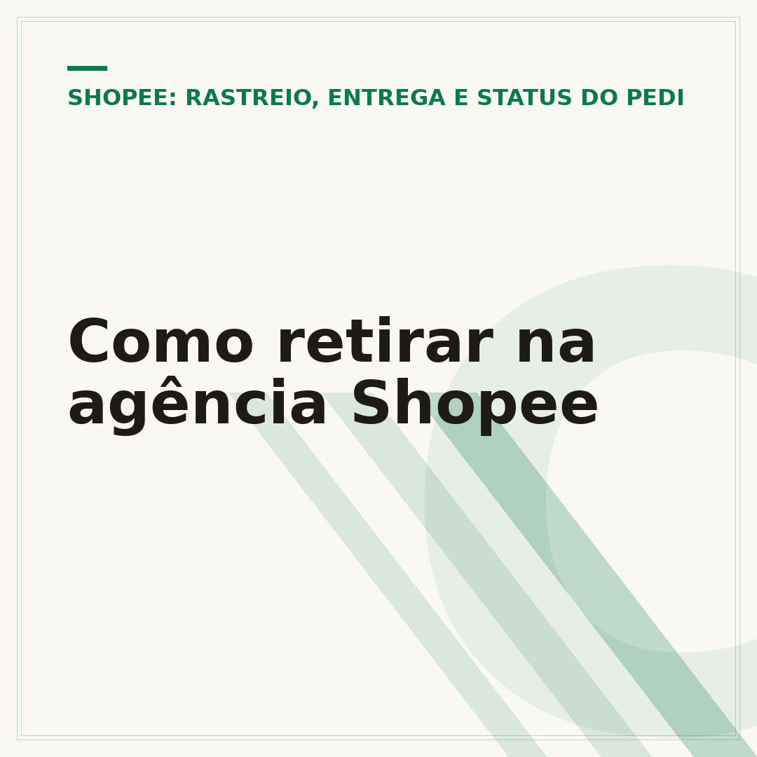 Como retirar na agência Shopee
