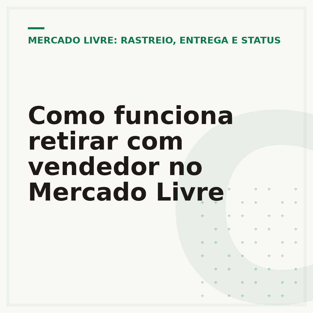Como funciona retirar com vendedor no Mercado Livre