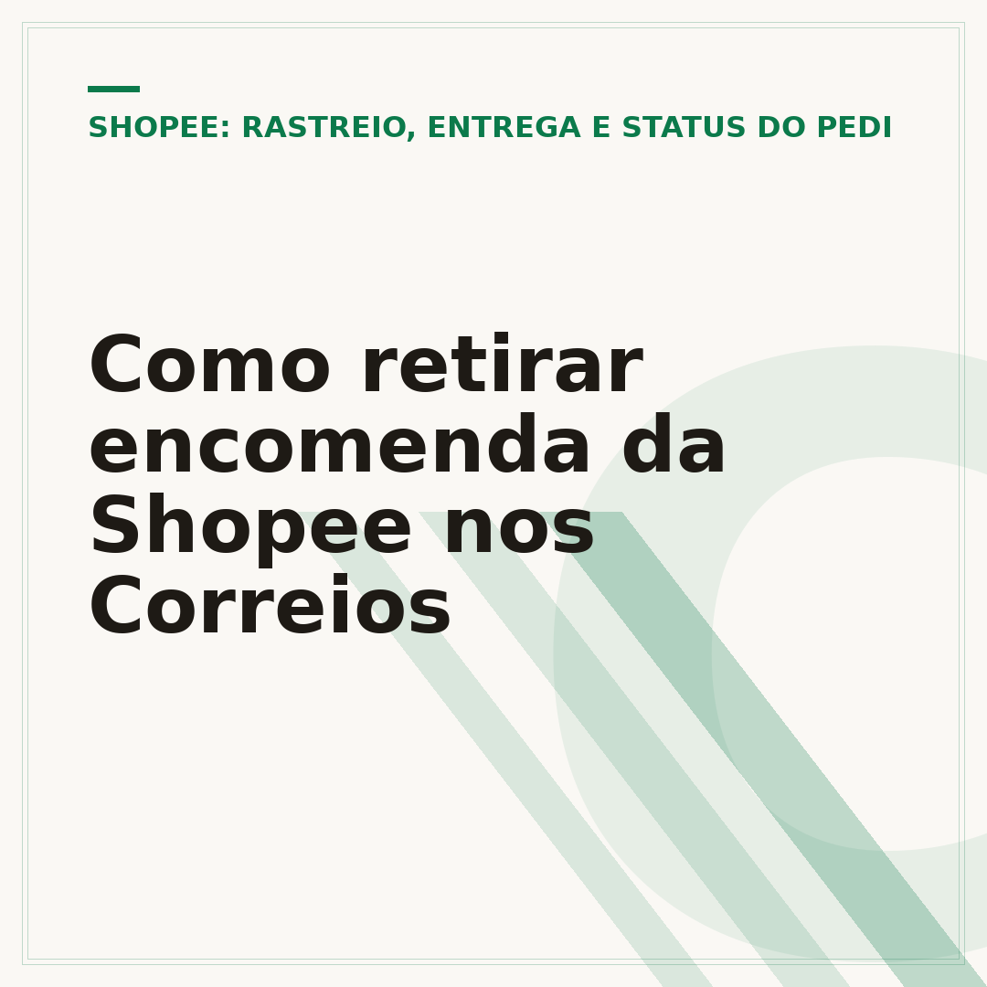 Como retirar encomenda da Shopee nos Correios