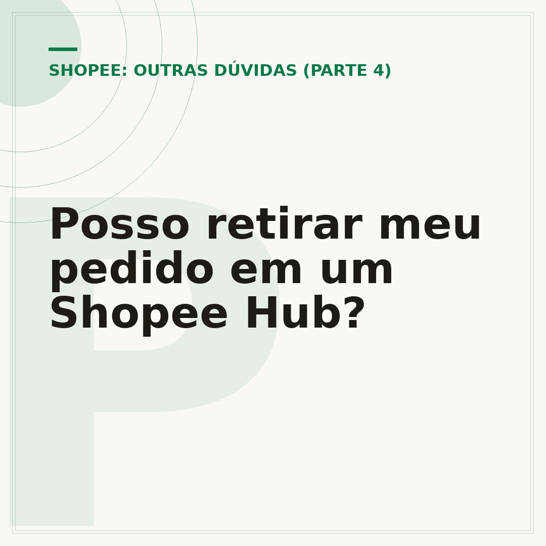 Posso retirar meu pedido em um Shopee Hub?