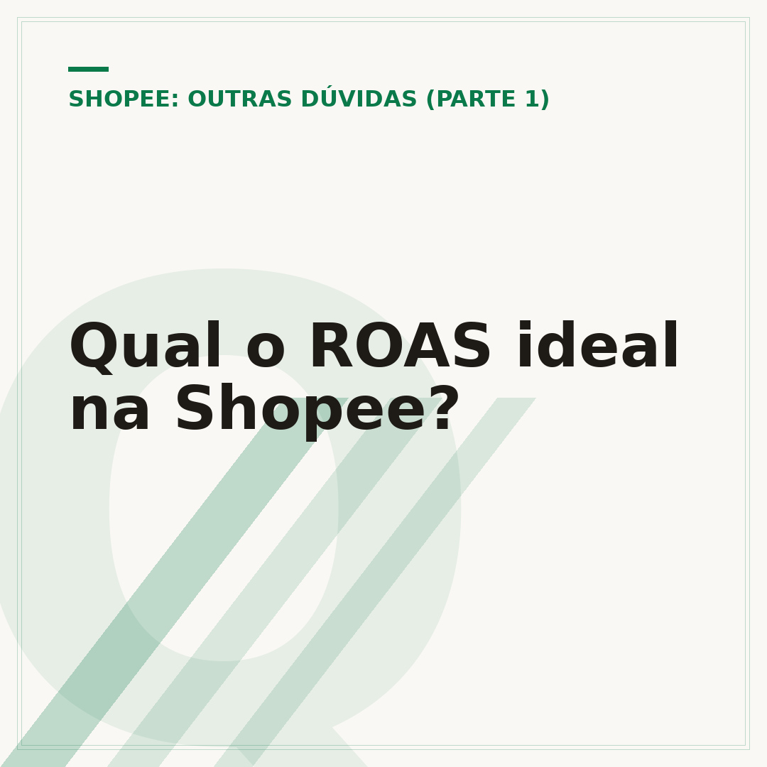 Qual o ROAS ideal na Shopee?