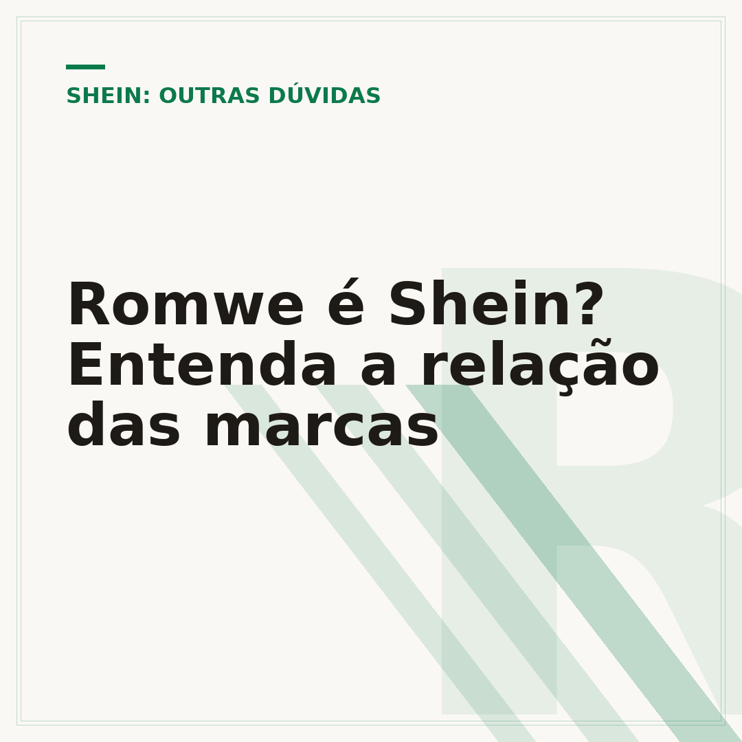 Romwe é Shein? Entenda a relação das marcas