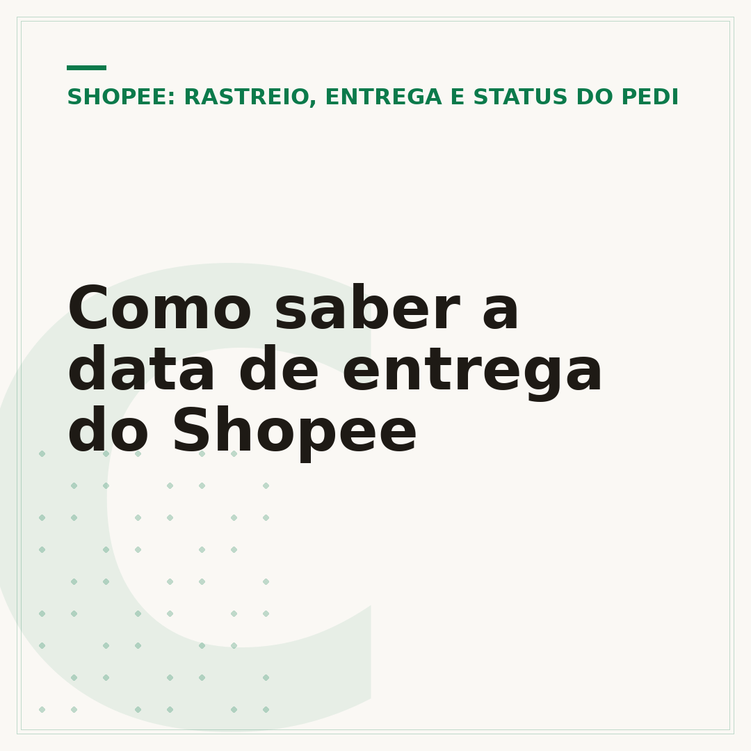 Como saber a data de entrega do Shopee