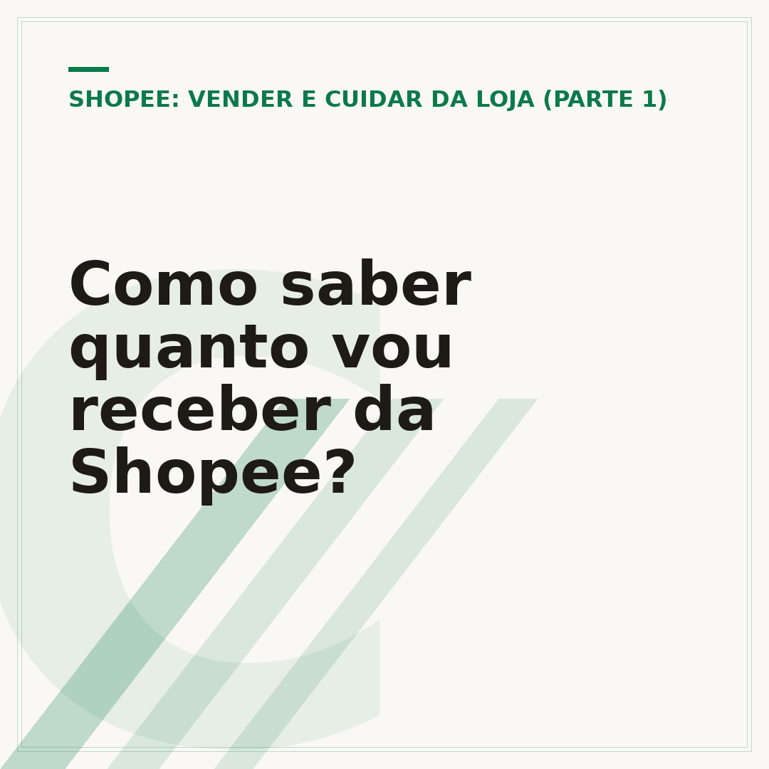 Como saber quanto vou receber da Shopee?