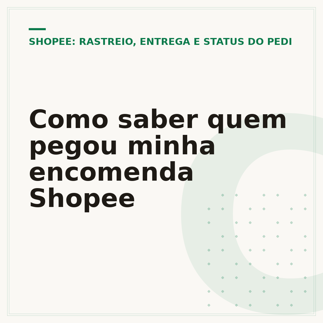 Como saber quem pegou minha encomenda Shopee
