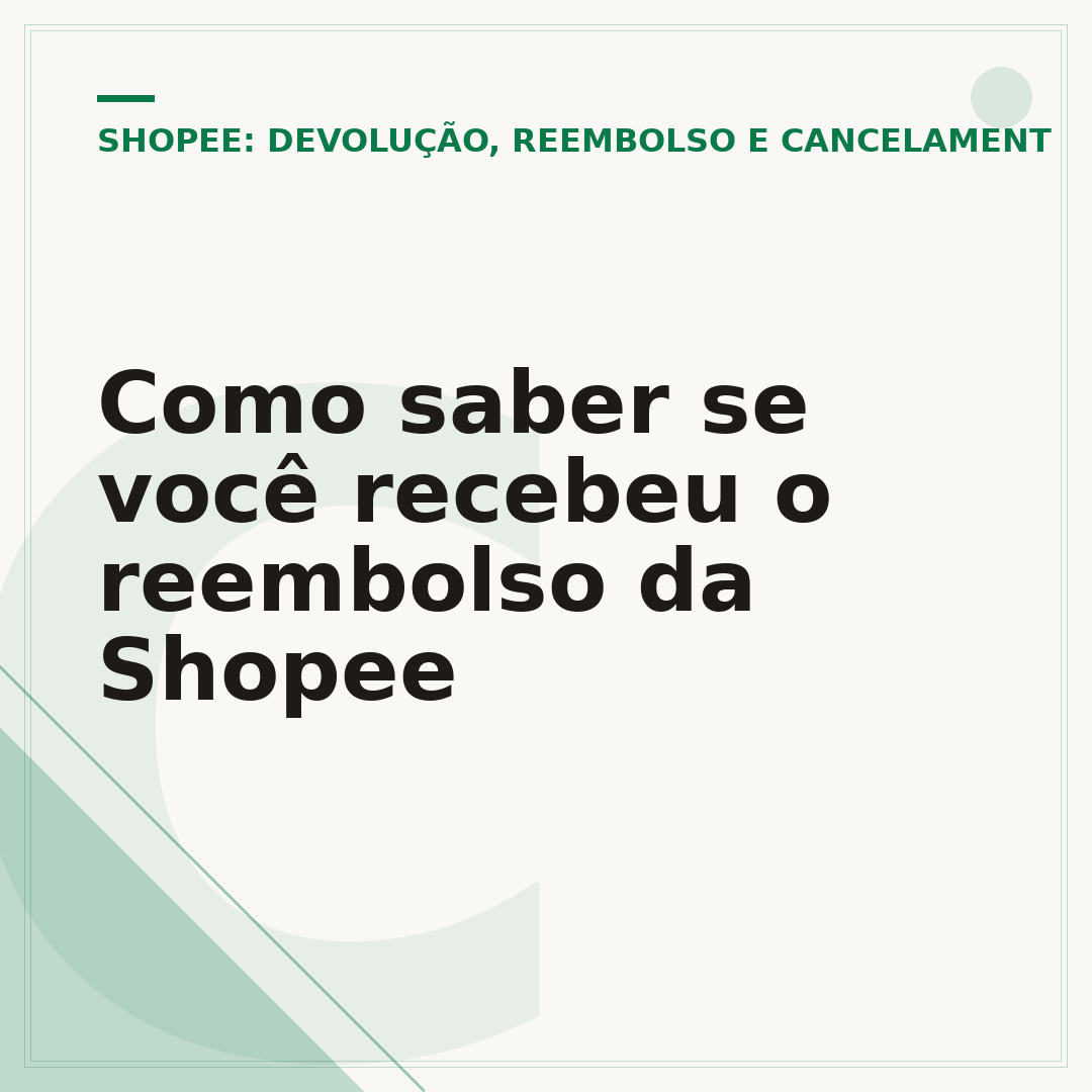 Como saber se você recebeu o reembolso da Shopee