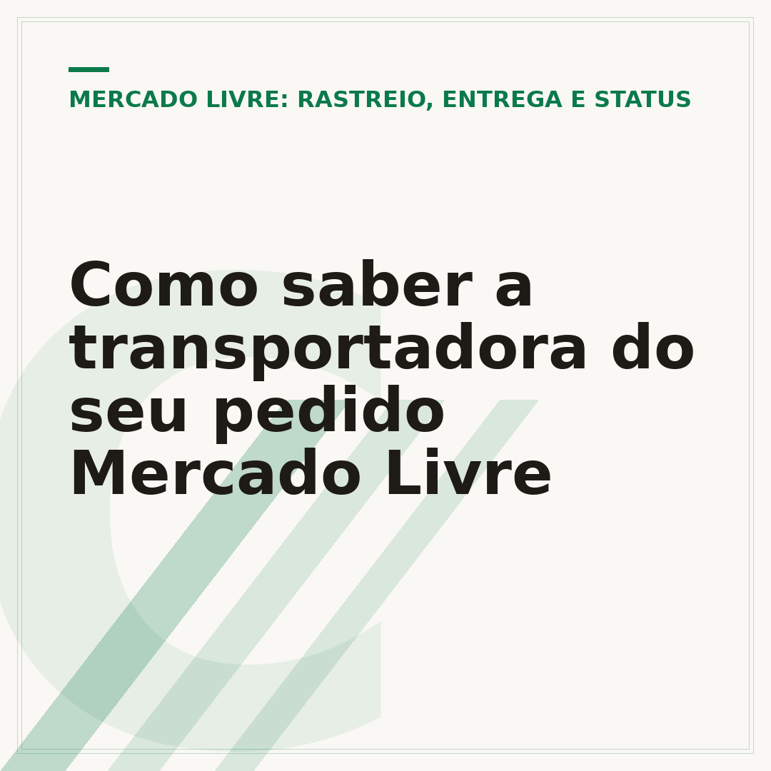 Como saber a transportadora do seu pedido Mercado Livre