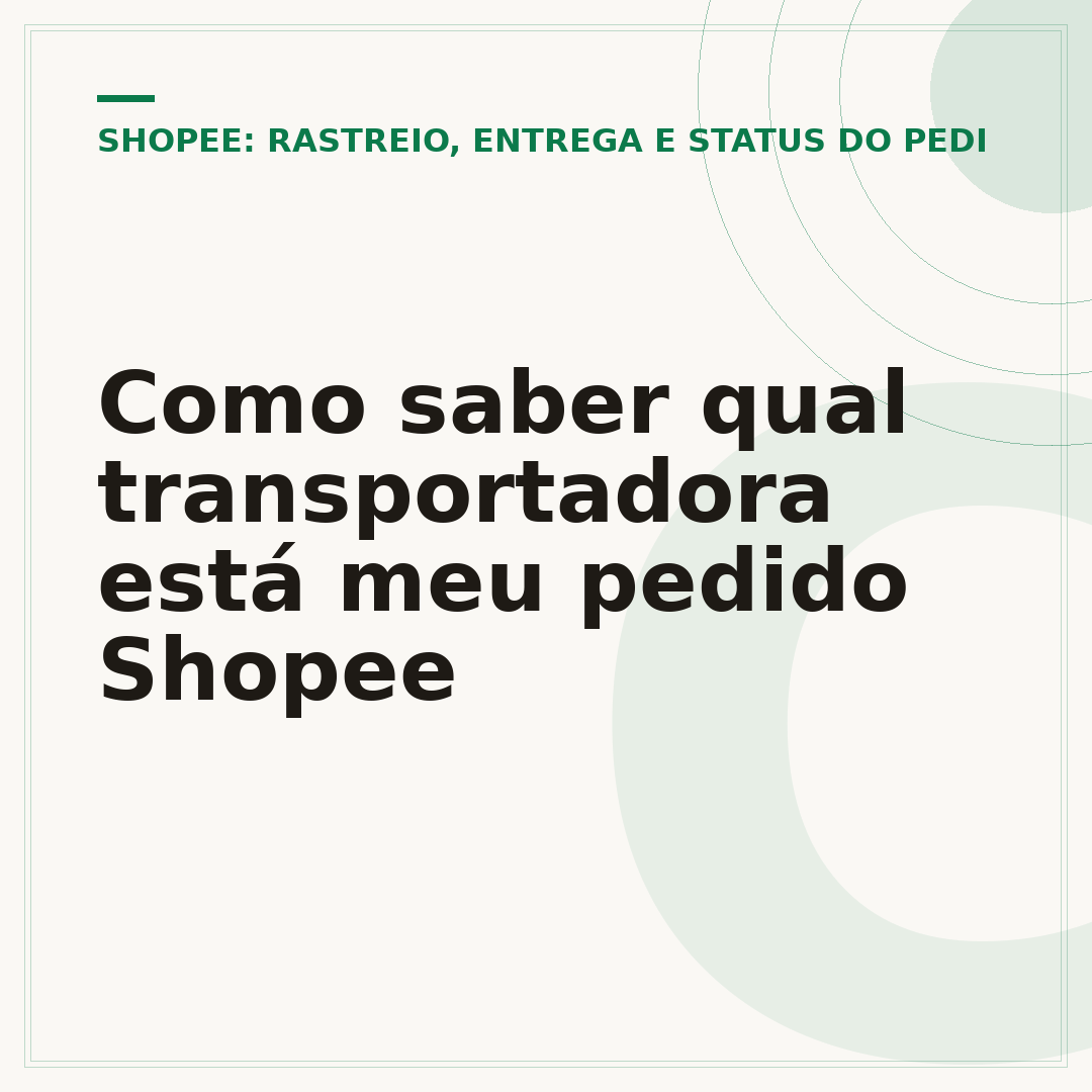 Como saber qual transportadora está meu pedido Shopee