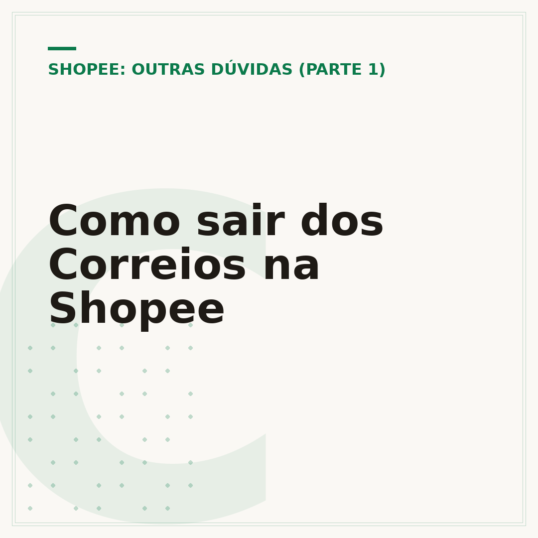 Como sair dos Correios na Shopee