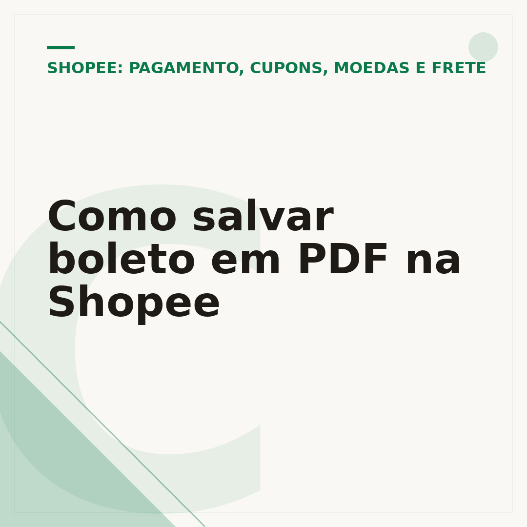 Como salvar boleto em PDF na Shopee