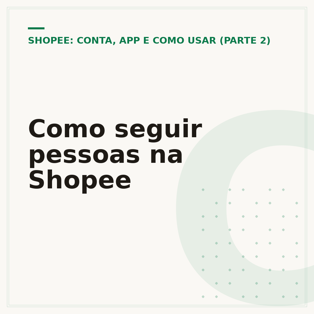 Como seguir pessoas na Shopee