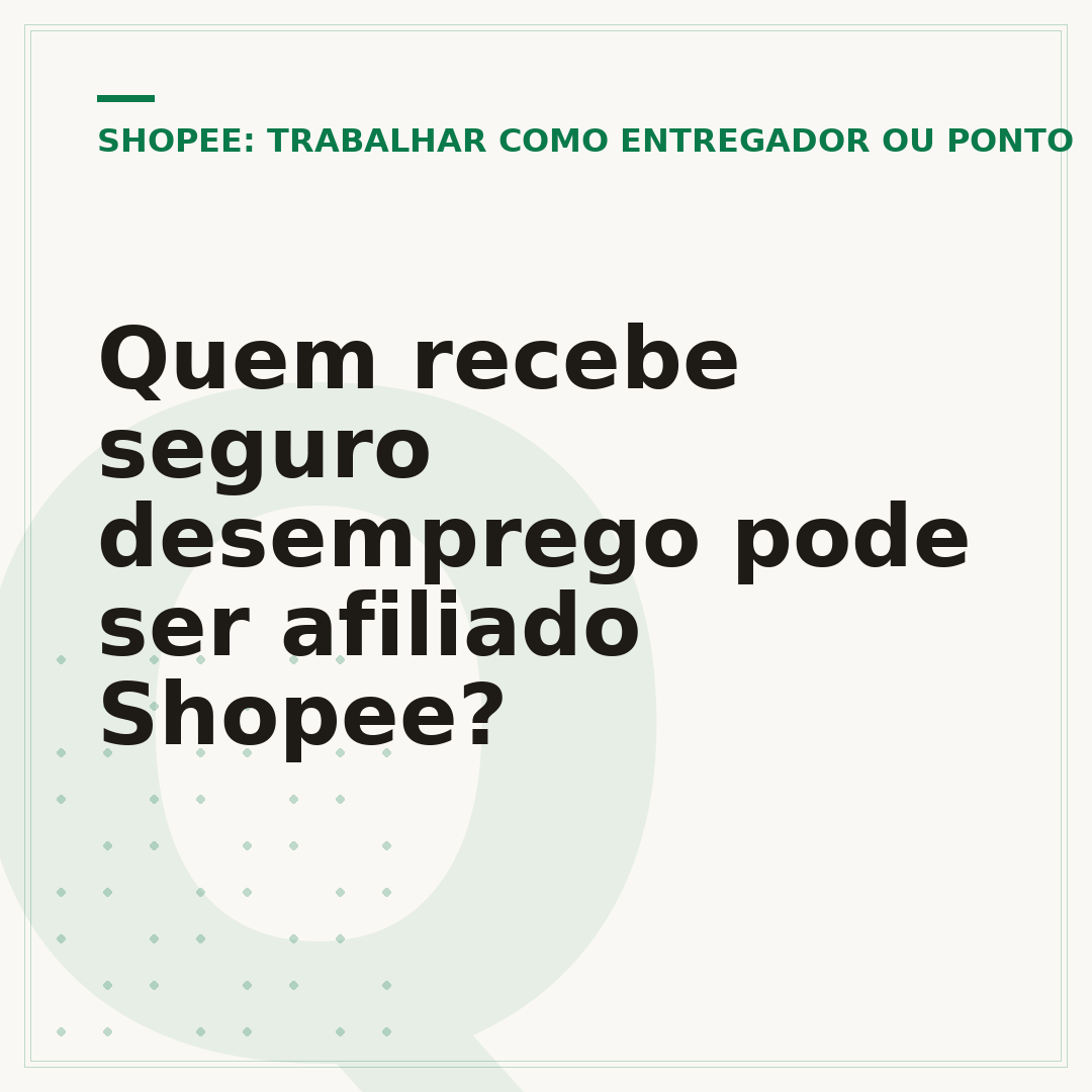 Quem recebe seguro desemprego pode ser afiliado Shopee?