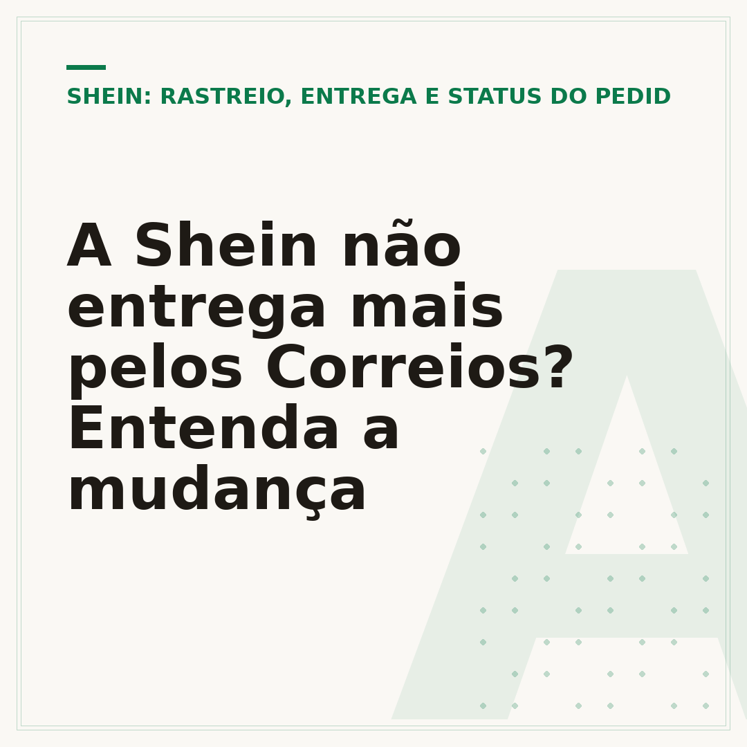 A Shein não entrega mais pelos Correios? Entenda a mudança