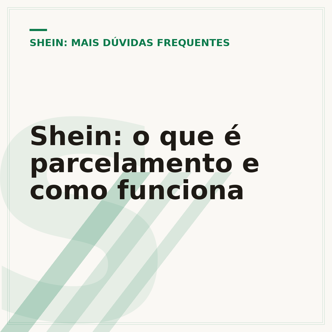 Shein: o que é parcelamento e como funciona