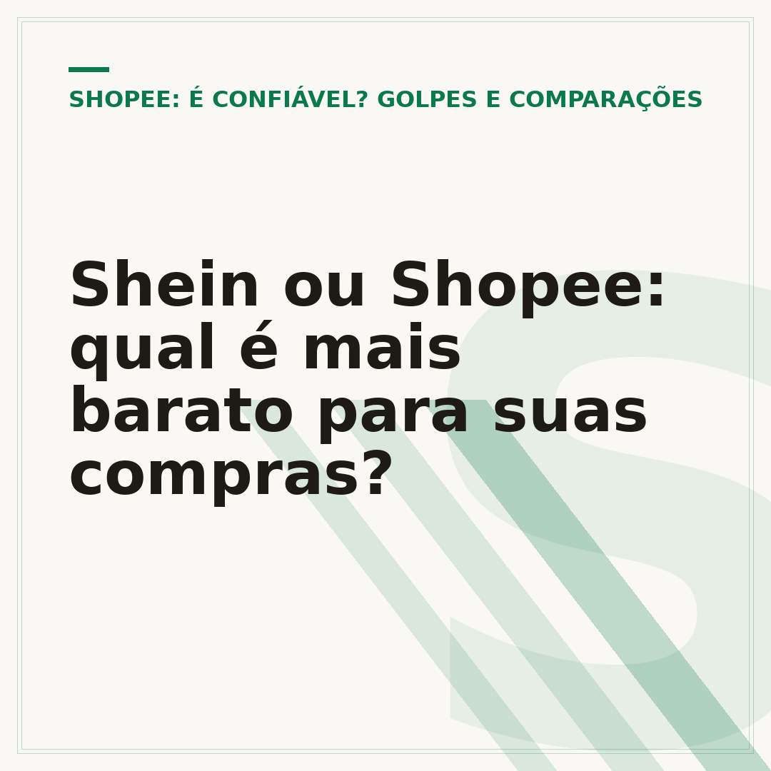 Shein ou Shopee: qual é mais barato para suas compras?