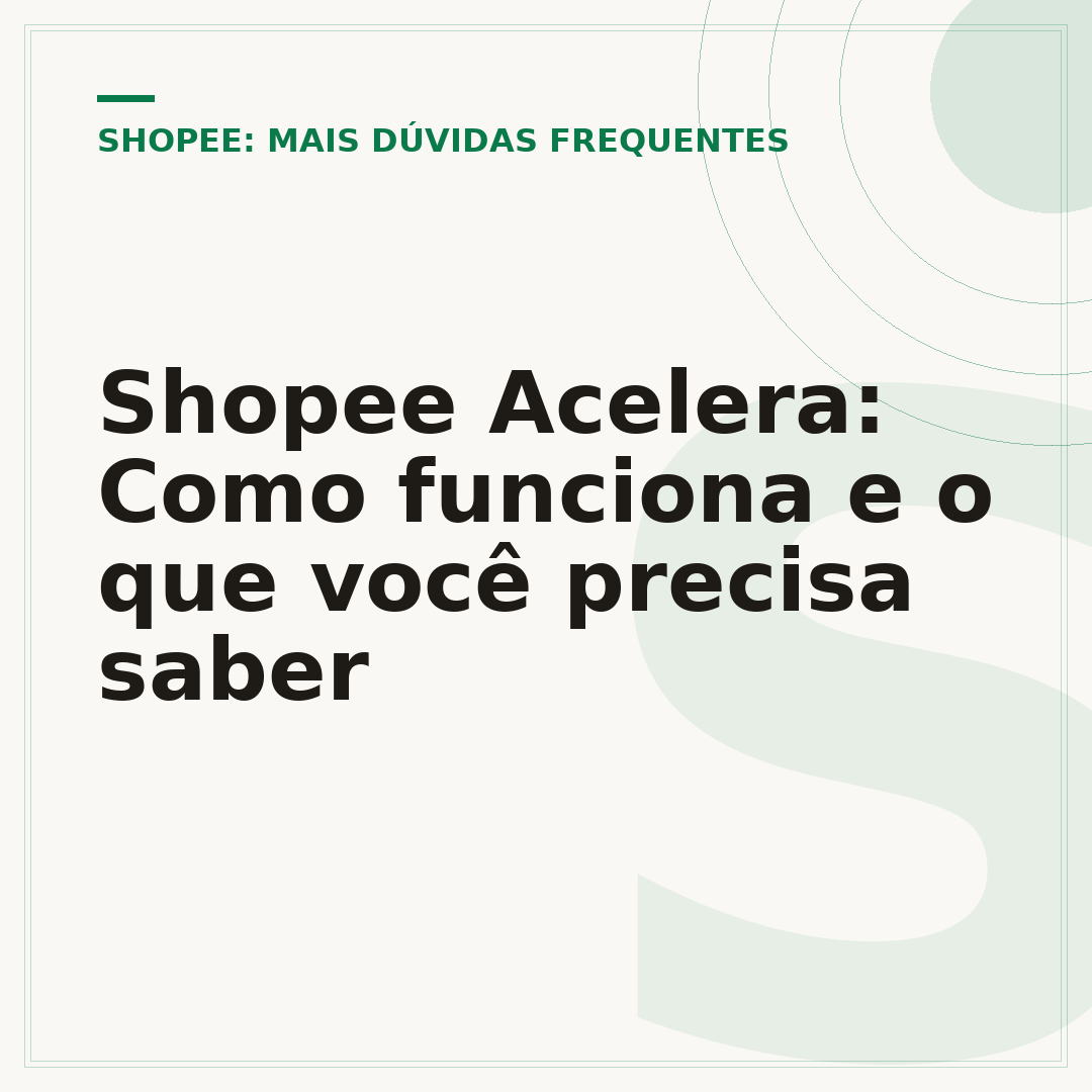 Shopee Acelera: Como funciona e o que você precisa saber