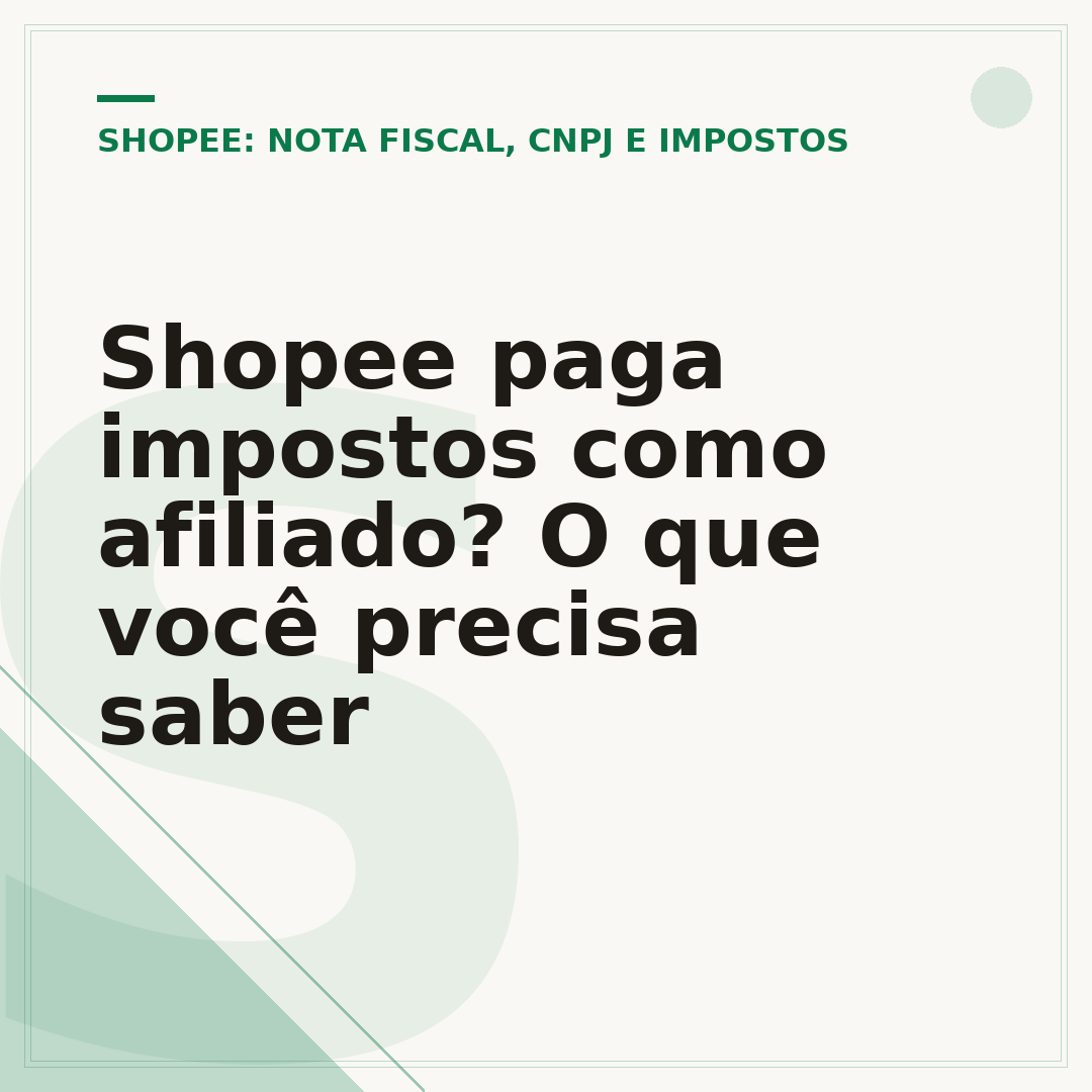 Shopee paga impostos como afiliado? O que você precisa saber