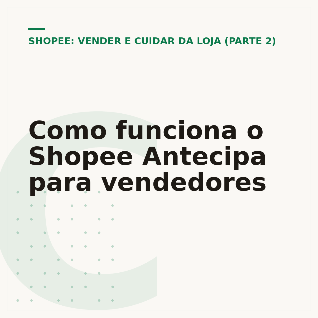 Como funciona o Shopee Antecipa para vendedores
