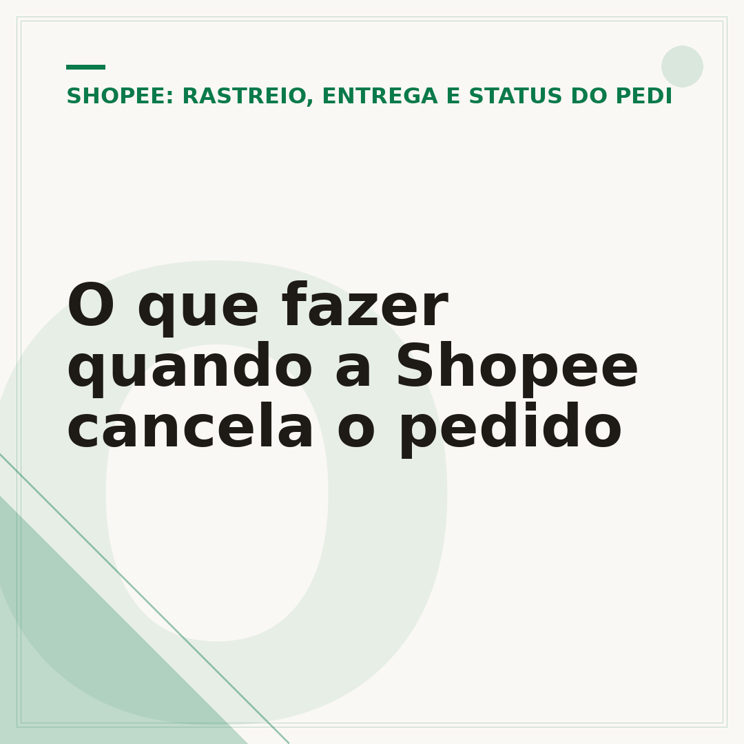 O que fazer quando a Shopee cancela o pedido