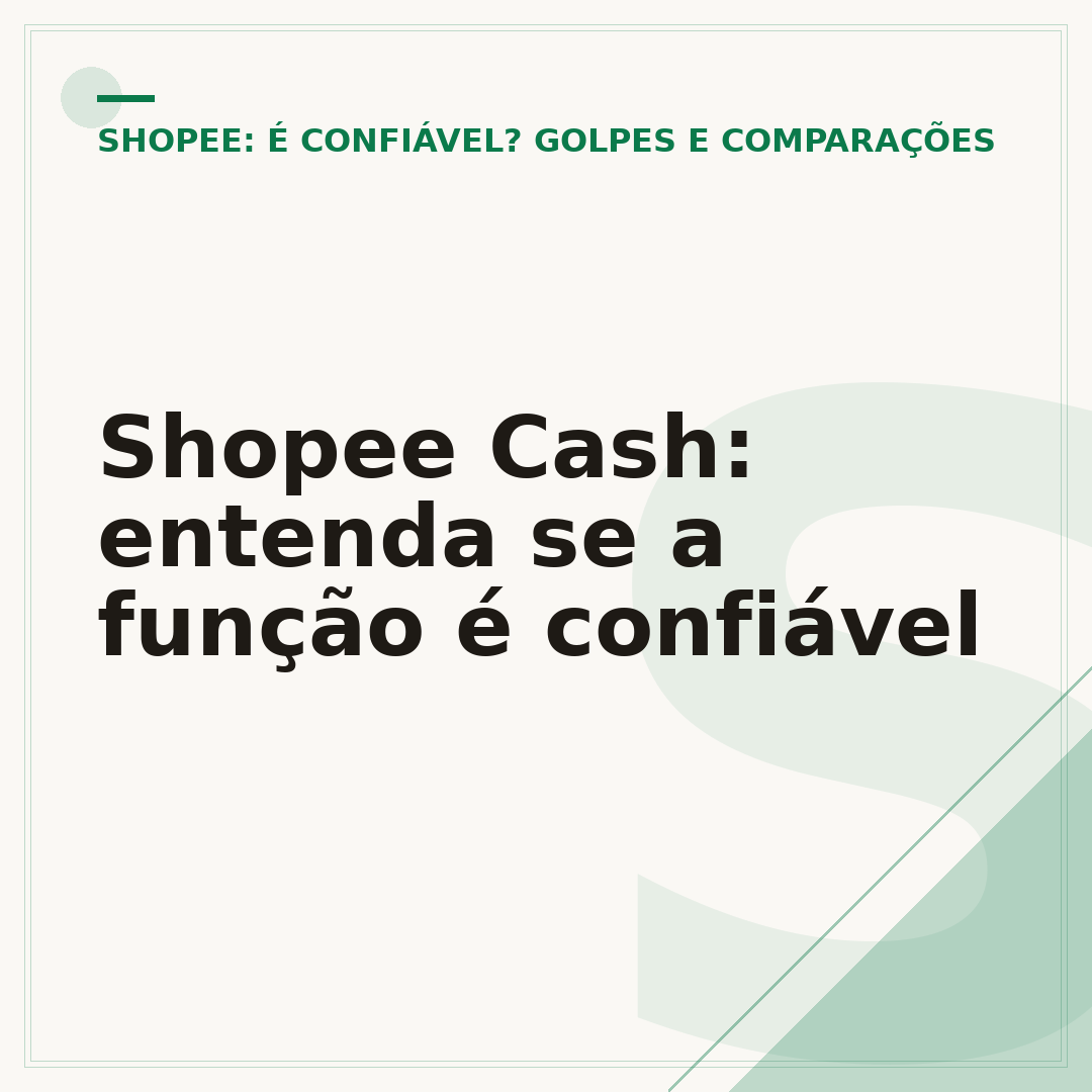 Shopee Cash: entenda se a função é confiável