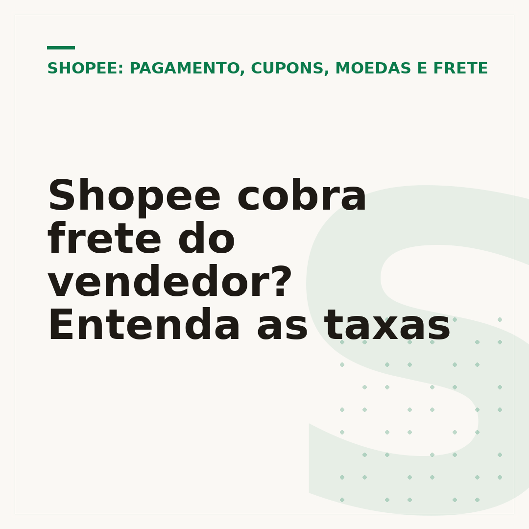 Shopee cobra frete do vendedor? Entenda as taxas