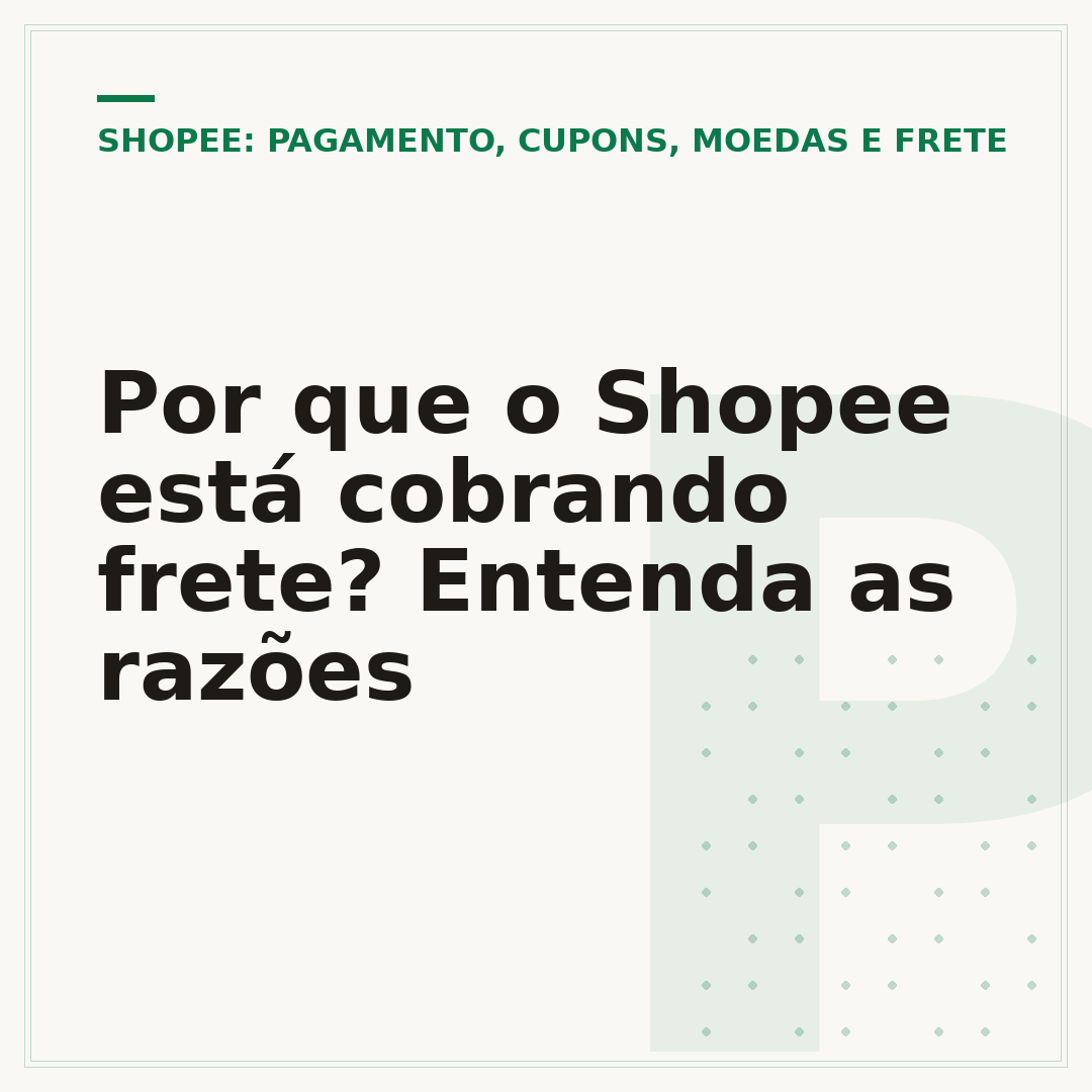 Por que o Shopee está cobrando frete? Entenda as razões