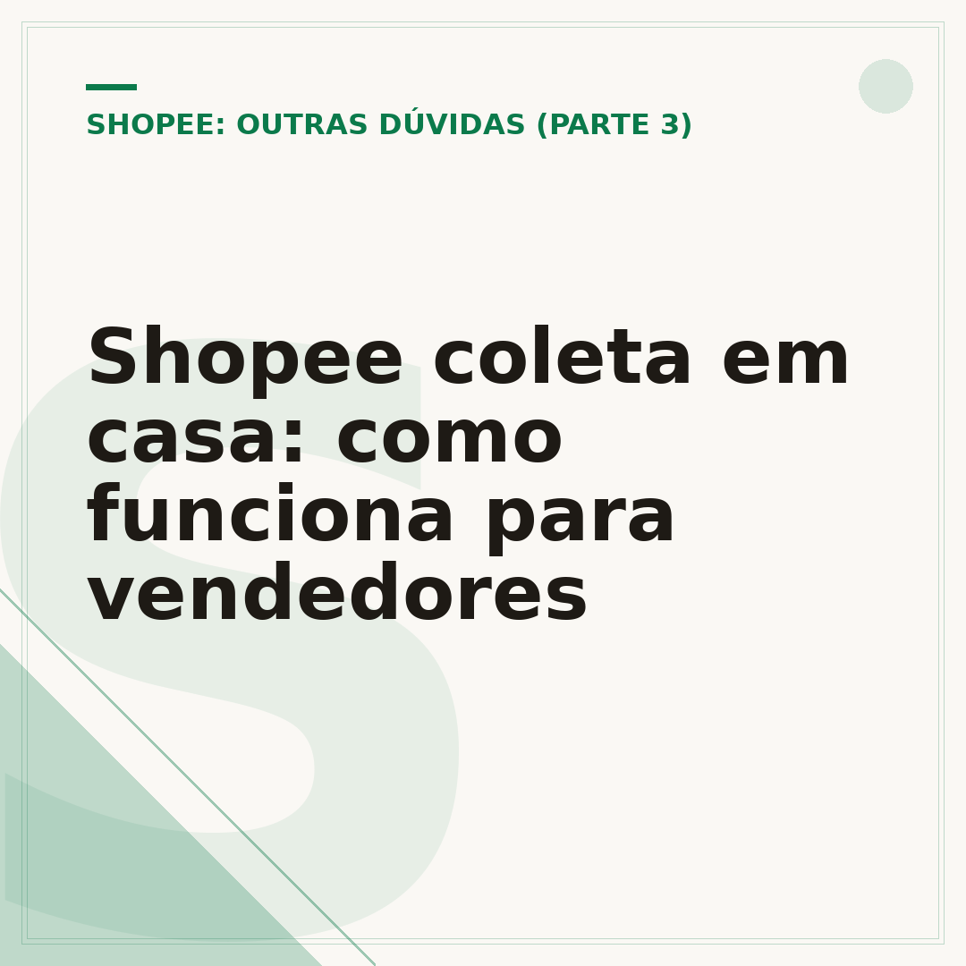 Shopee coleta em casa: como funciona para vendedores