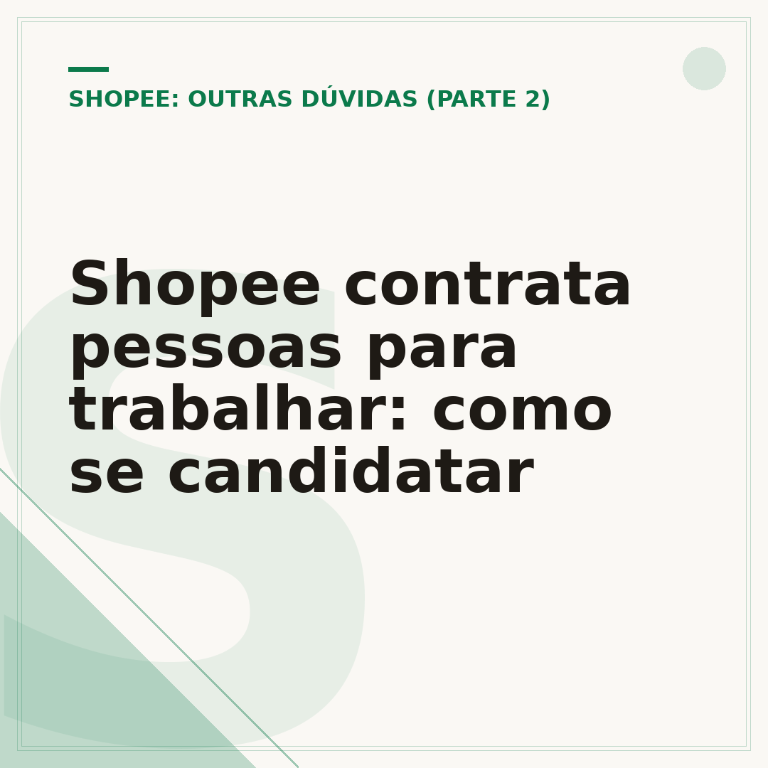 Shopee contrata pessoas para trabalhar: como se candidatar