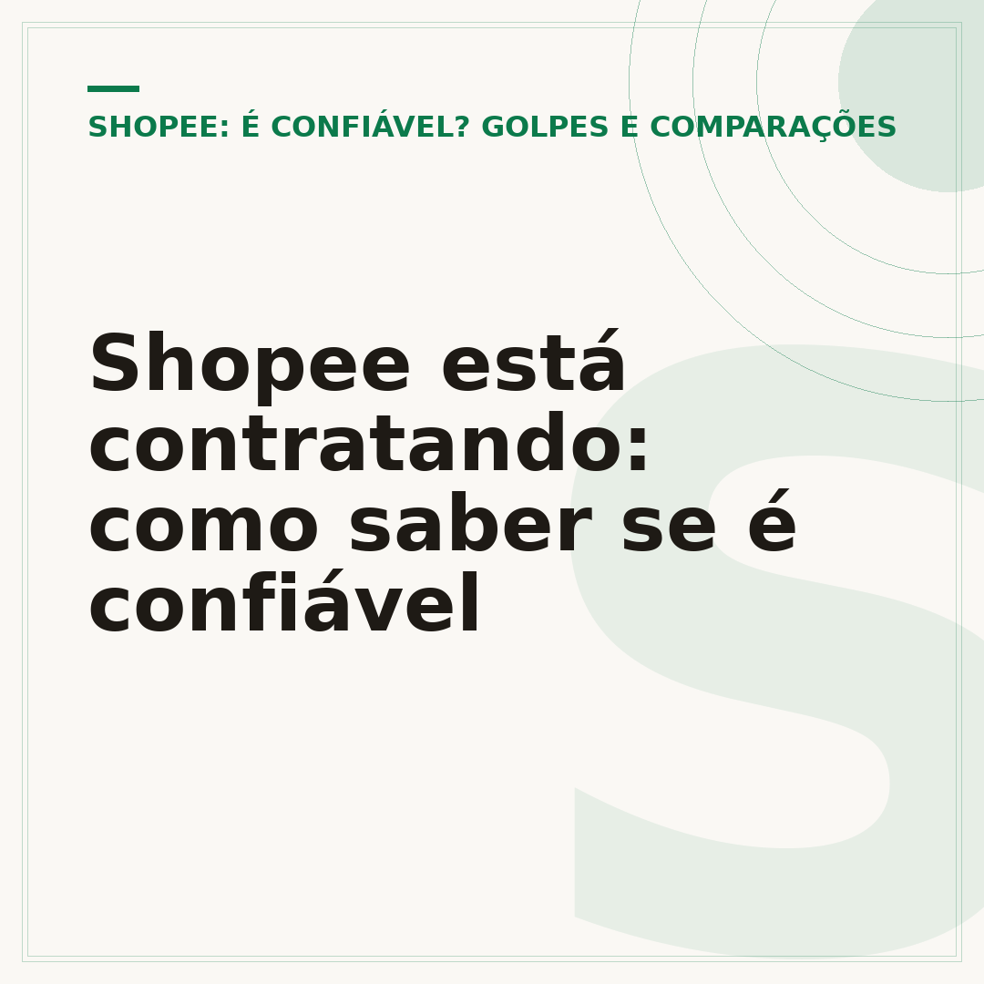 Shopee está contratando: como saber se é confiável