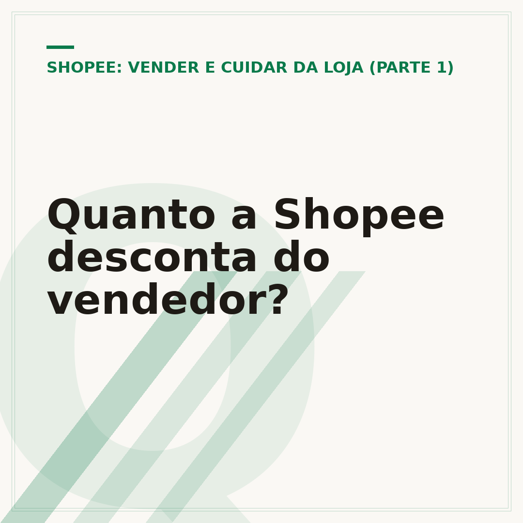 Quanto a Shopee desconta do vendedor?