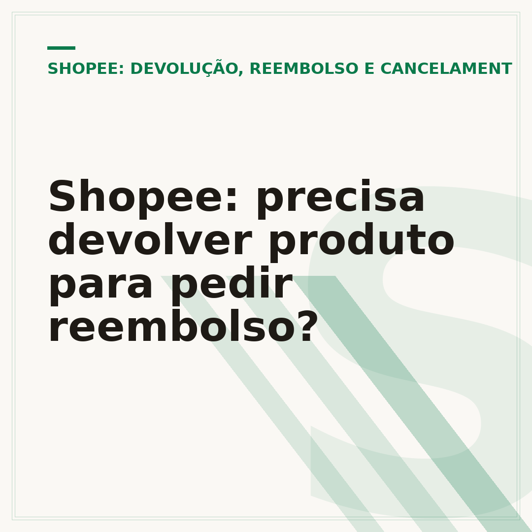 Shopee: precisa devolver produto para pedir reembolso?