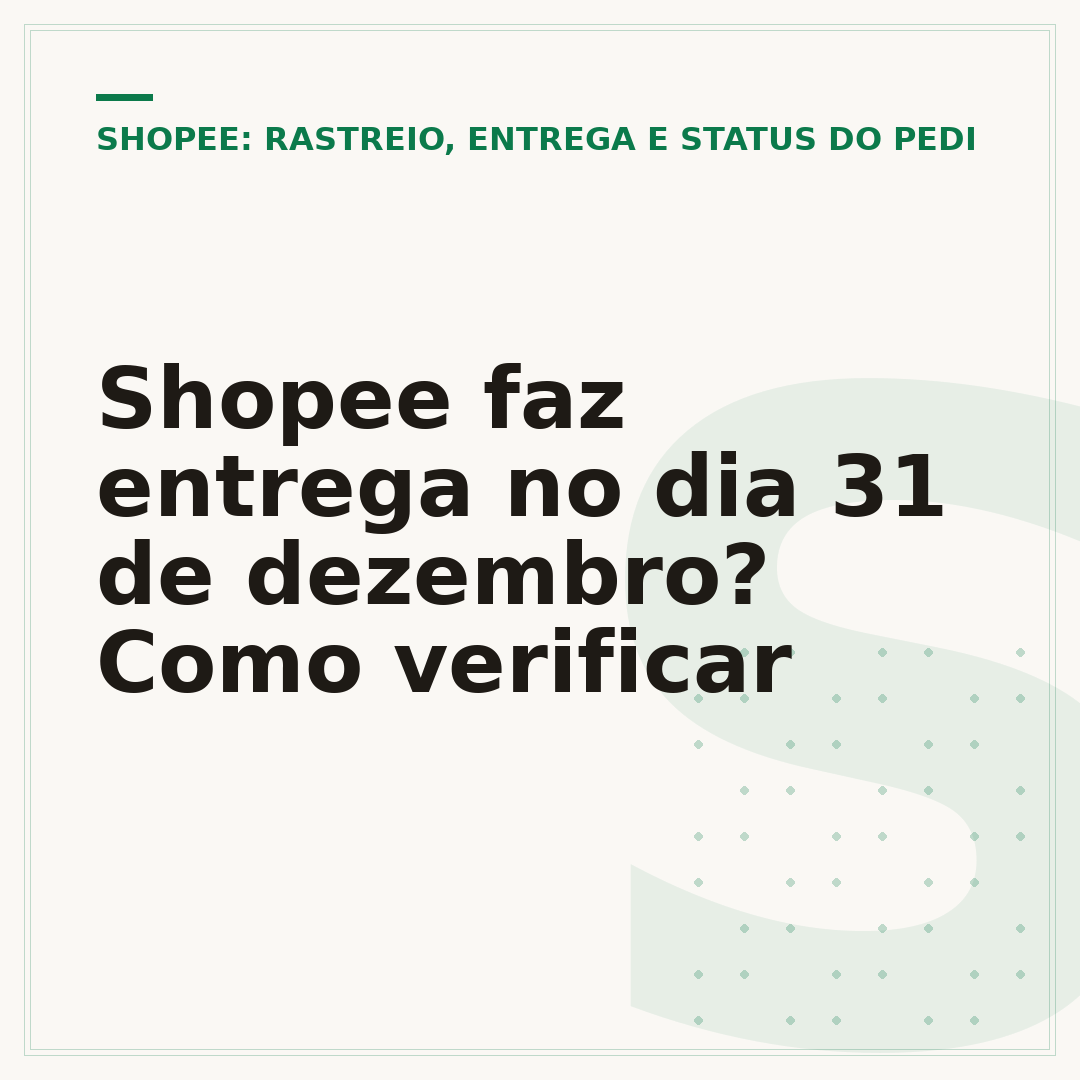 Shopee faz entrega no dia 31 de dezembro? Como verificar