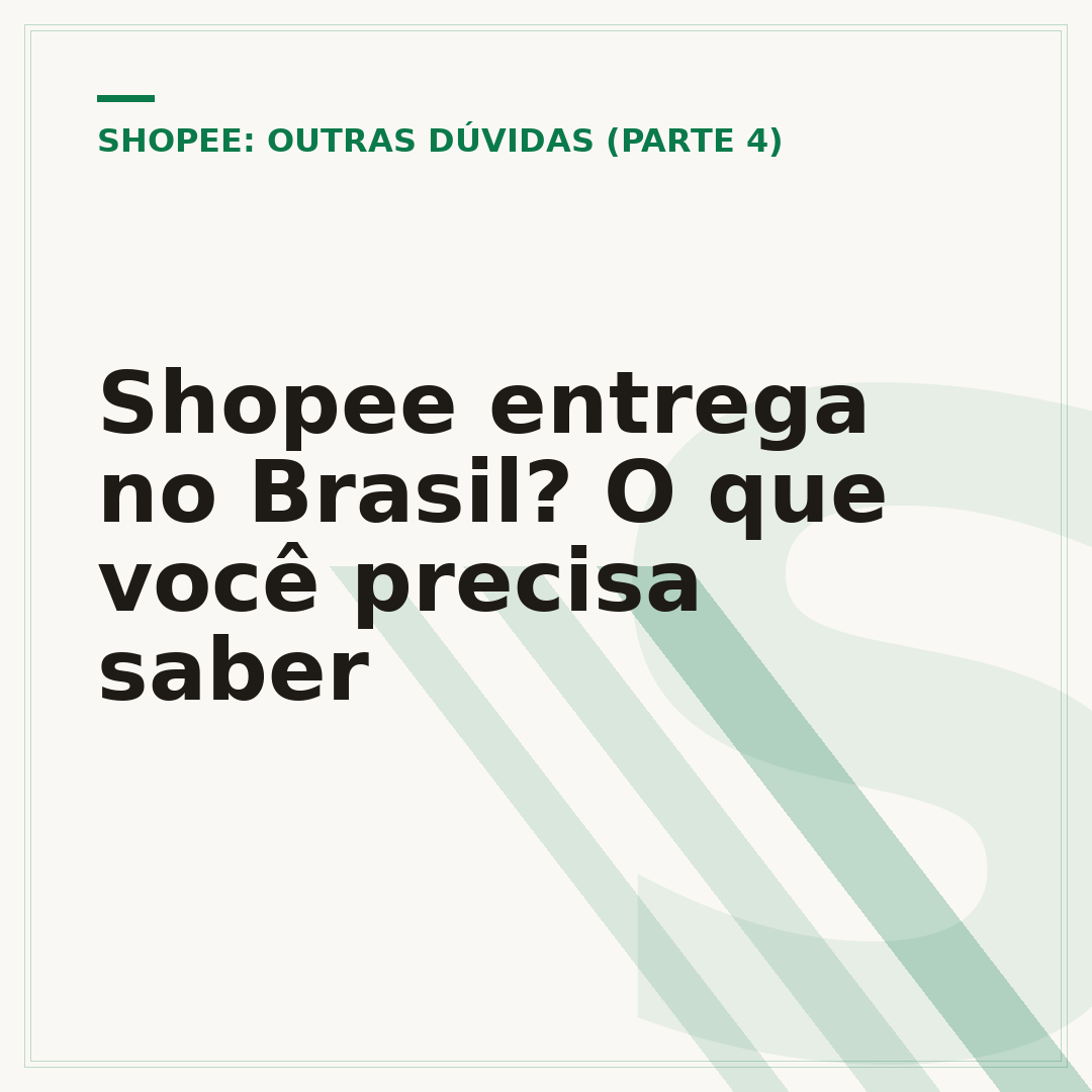 Shopee entrega no Brasil? O que você precisa saber