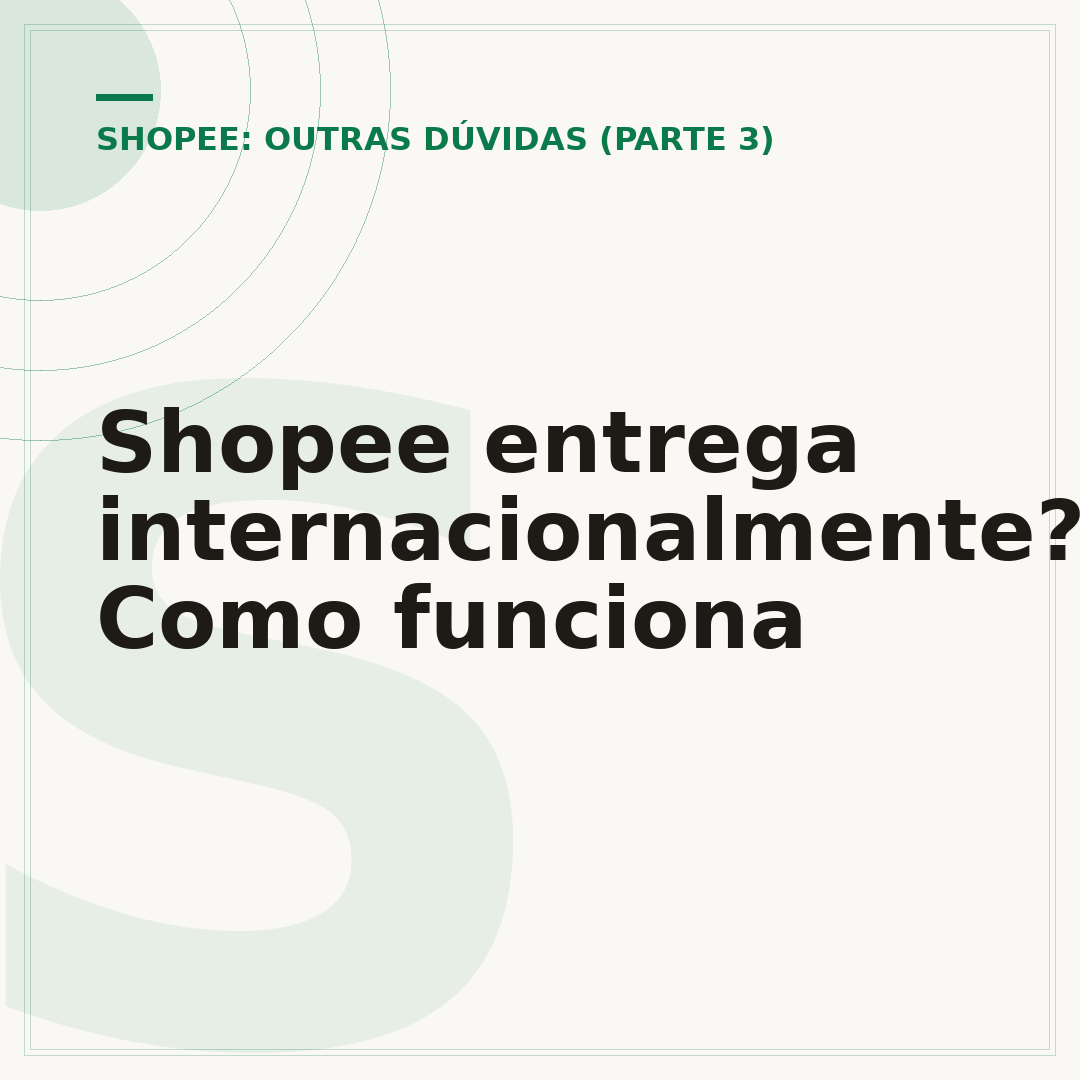Shopee entrega internacionalmente? Como funciona
