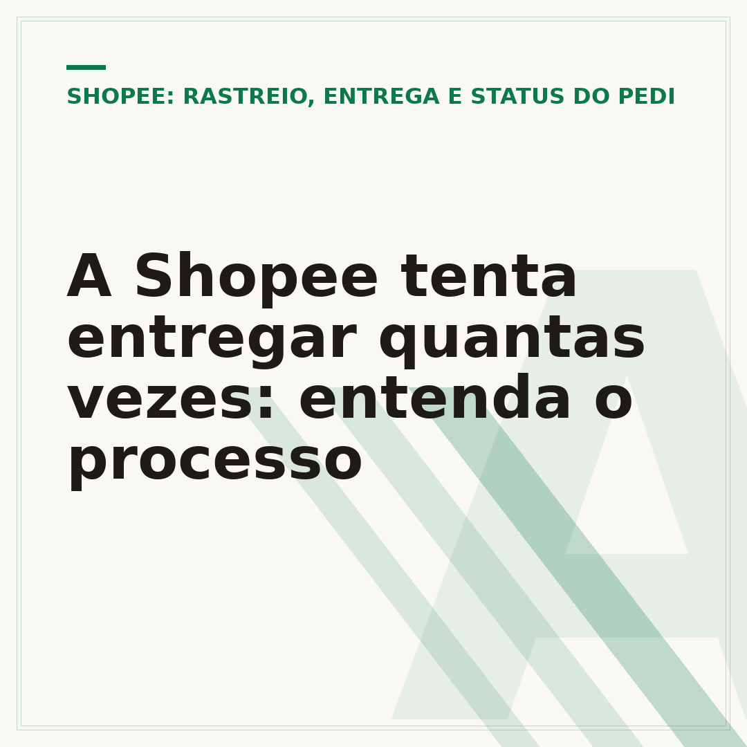A Shopee tenta entregar quantas vezes: entenda o processo