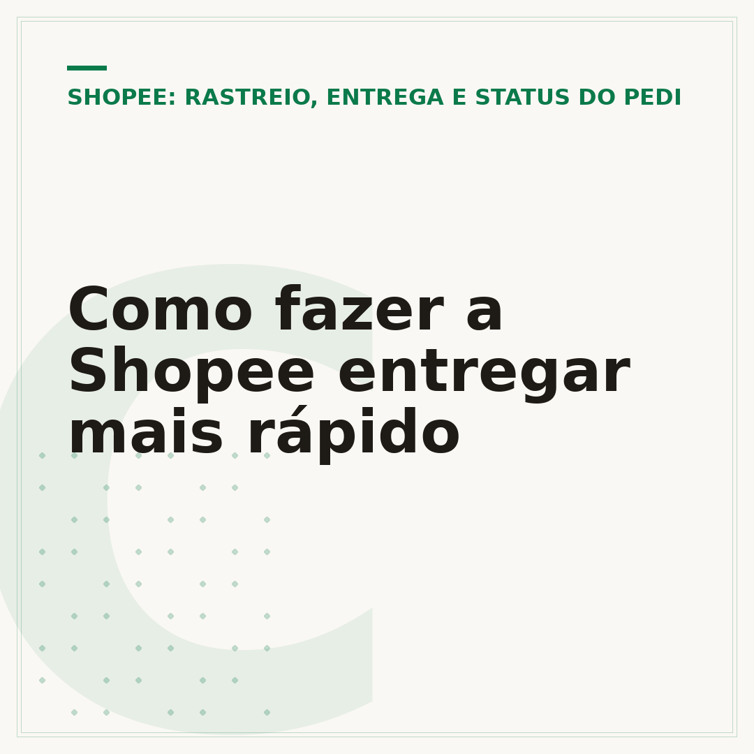 Como fazer a Shopee entregar mais rápido