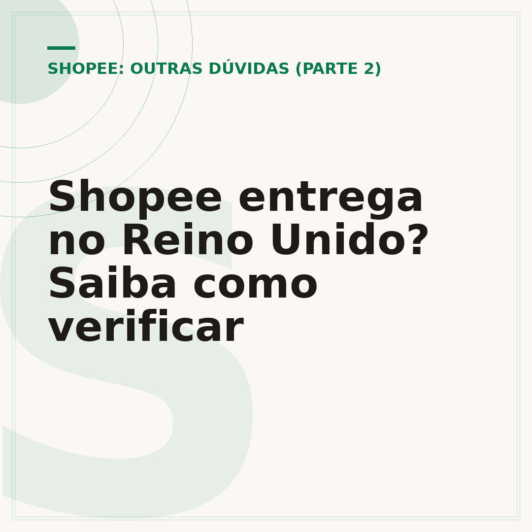 Shopee entrega no Reino Unido? Saiba como verificar